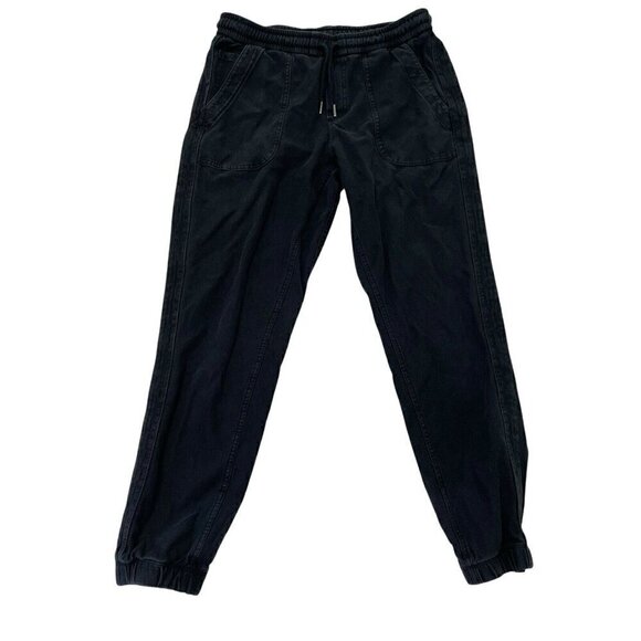 Athleta Lightweight Elastic Waist Jogger Pants Pockets Charcoal Gray size 4 - Picture 1 of 6